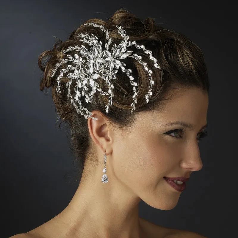 Gorgeous Sparkling Marquise Crystal Burst Bridal Hair Comb