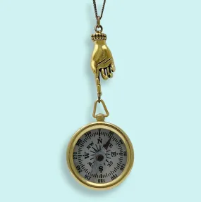 Guiding Hand Compass Necklace