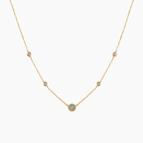 Halo Opal Necklace