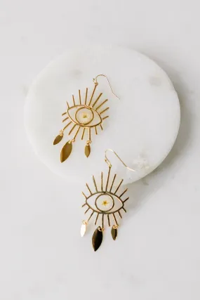 Hamsa Dangle Earrings