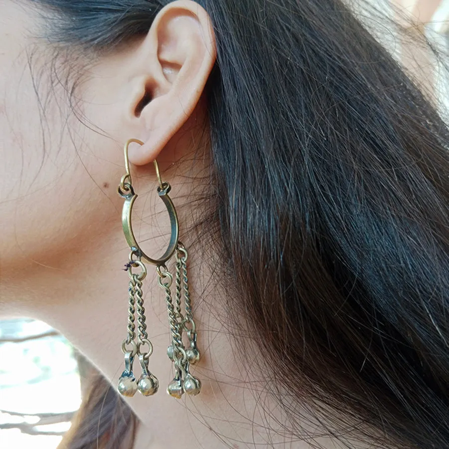 Handmade Vintage Boho Dangling Earrings