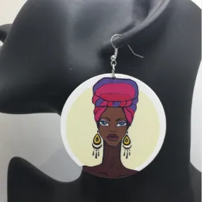 Headwrap Goddess Earrings | Natural hair earrings | Afrocentric earrings | jewelry | accessories