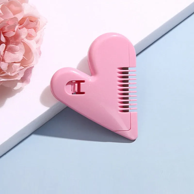 Heart Shape Hair Cutting Comb