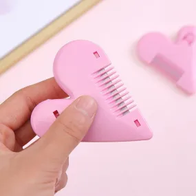 Heart Shape Hair Cutting Comb