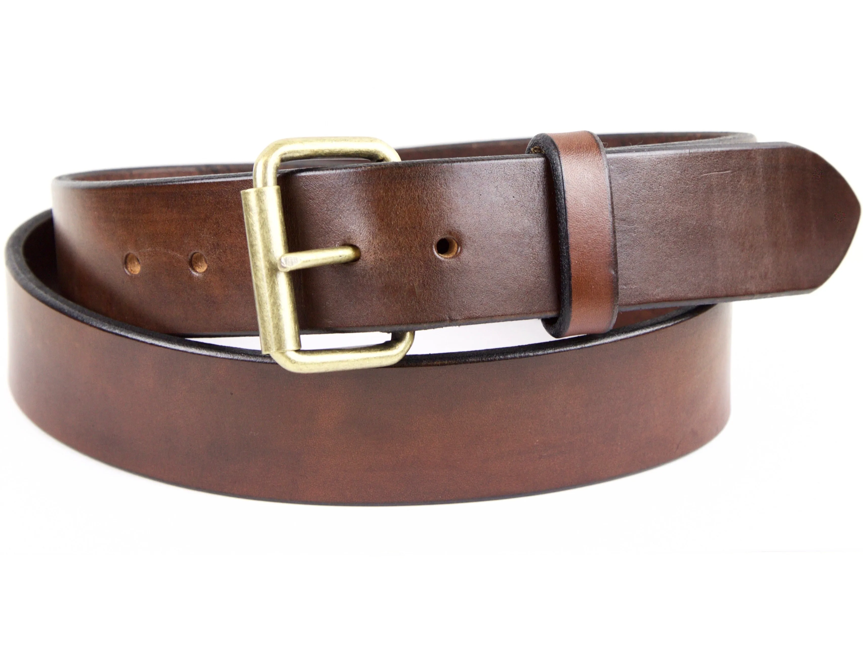 Heavy Duty Brown Leather Belt