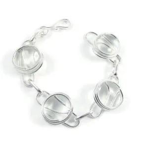 Infinity Bracelet - Crystal White