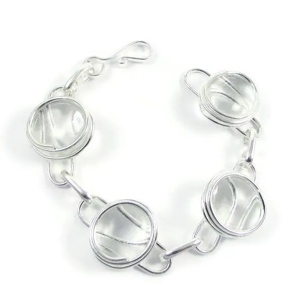 Infinity Bracelet - Crystal White