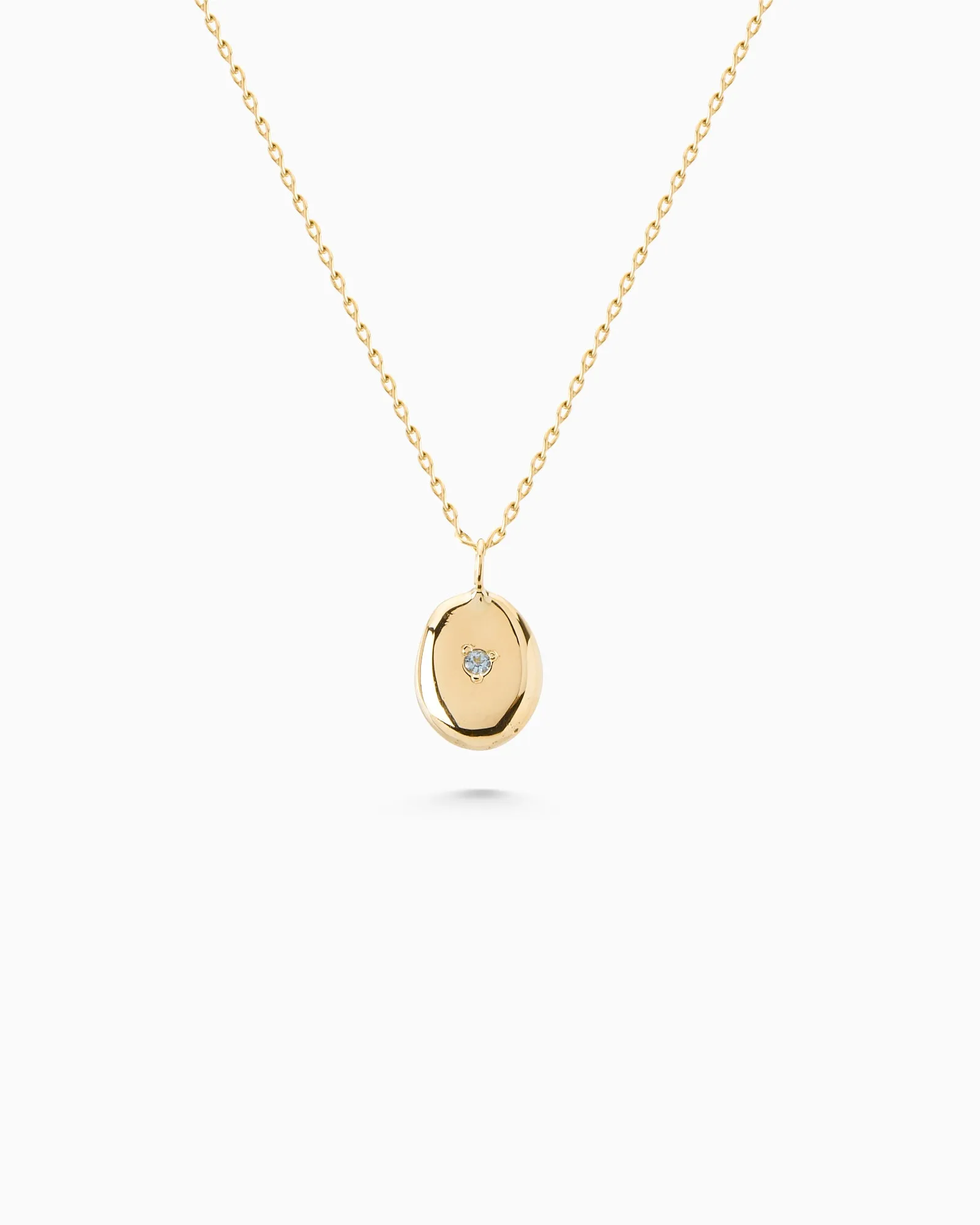 Ingot 2.0 Stone Pendant | Yellow Gold