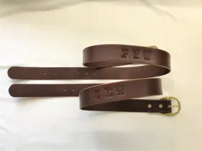 Initials belt