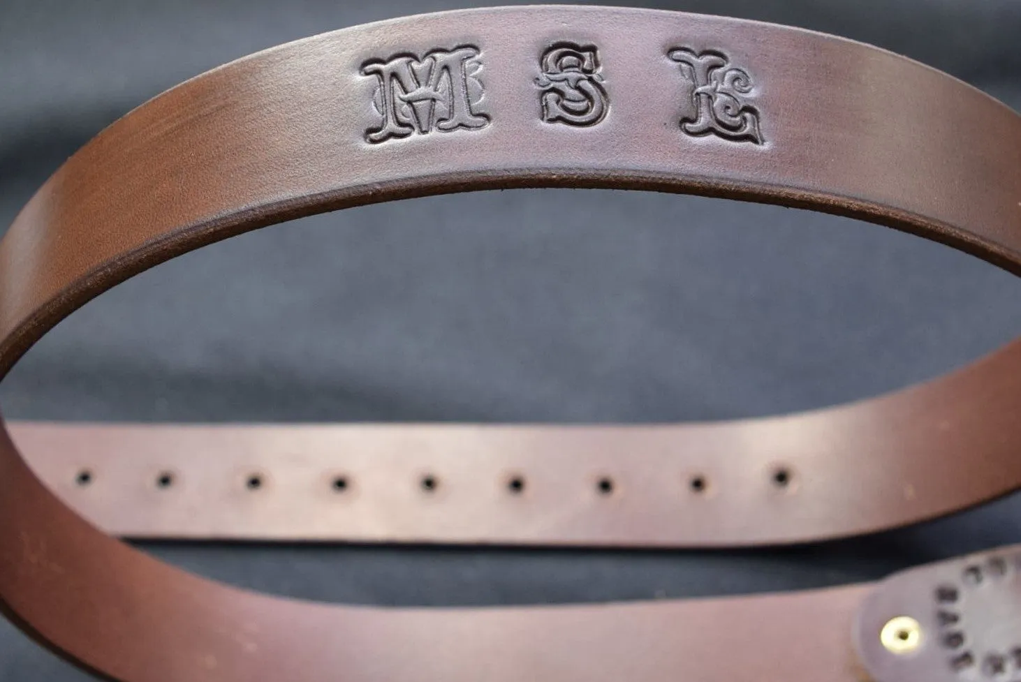 Initials belt