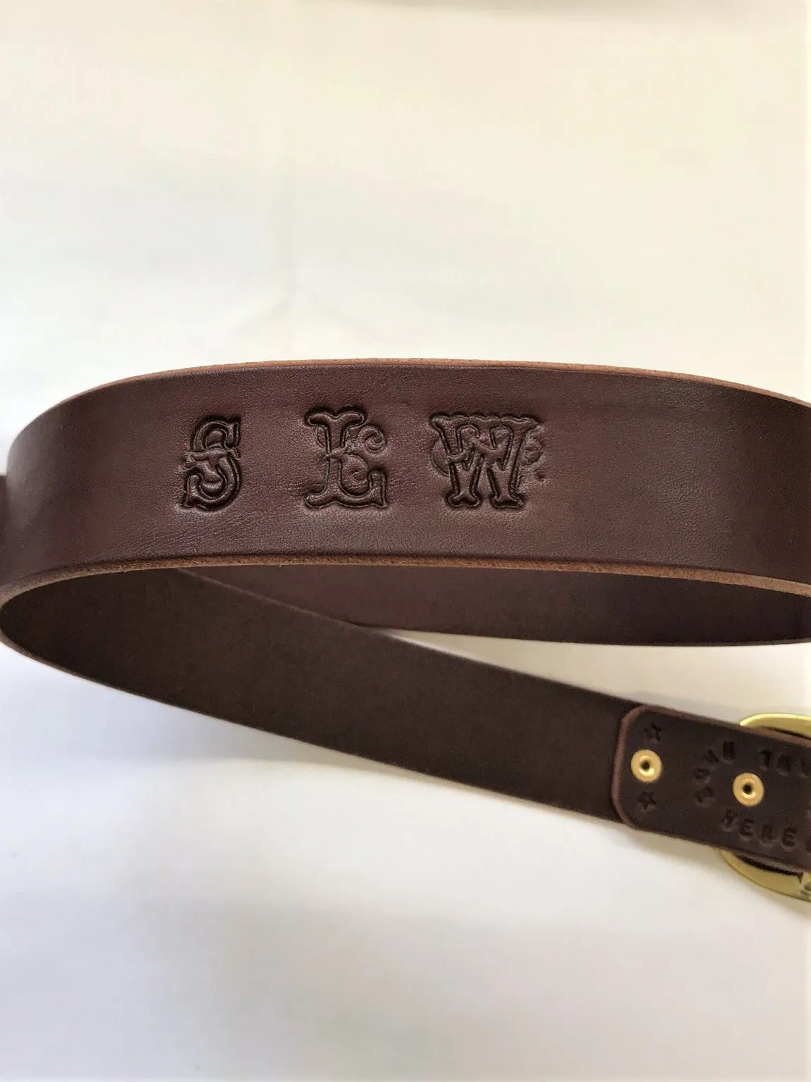 Initials belt