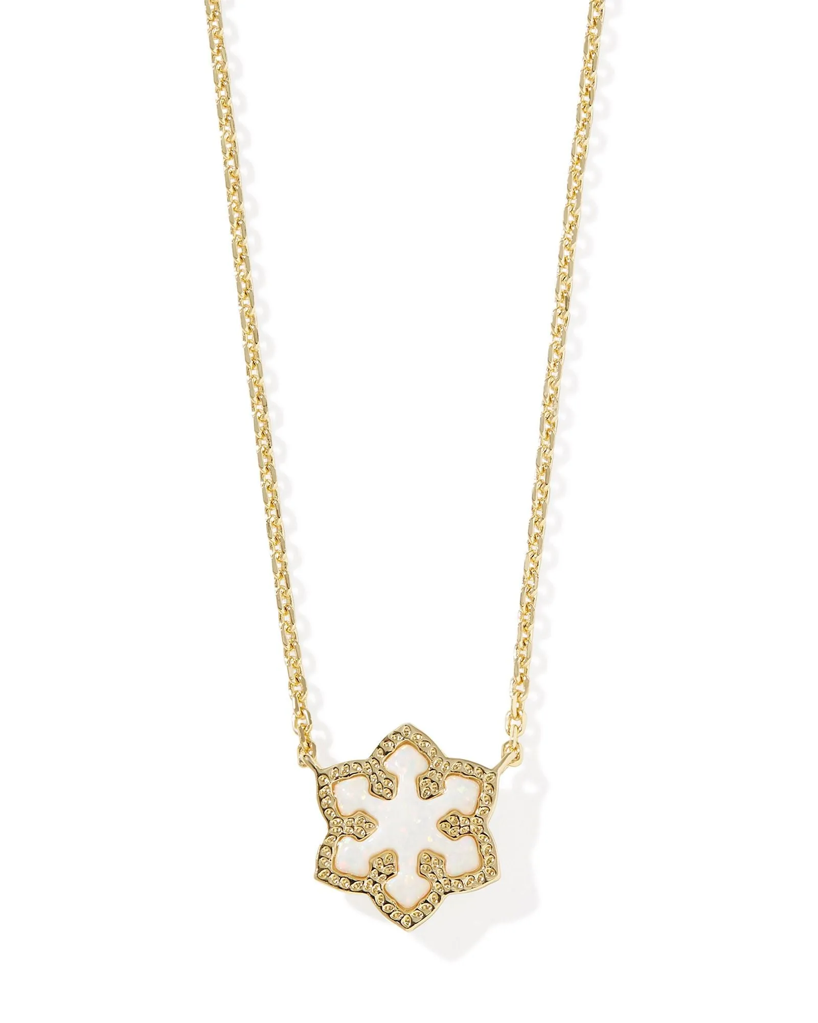 Kendra Scott Snowflake Short Pendant Necklace