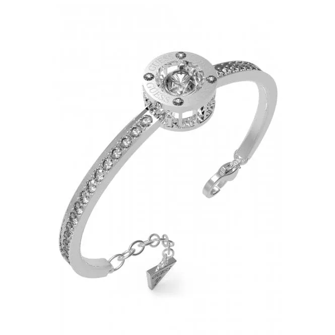 Ladies Rhodium Plated Crystals Bracelet UBB01460RHL