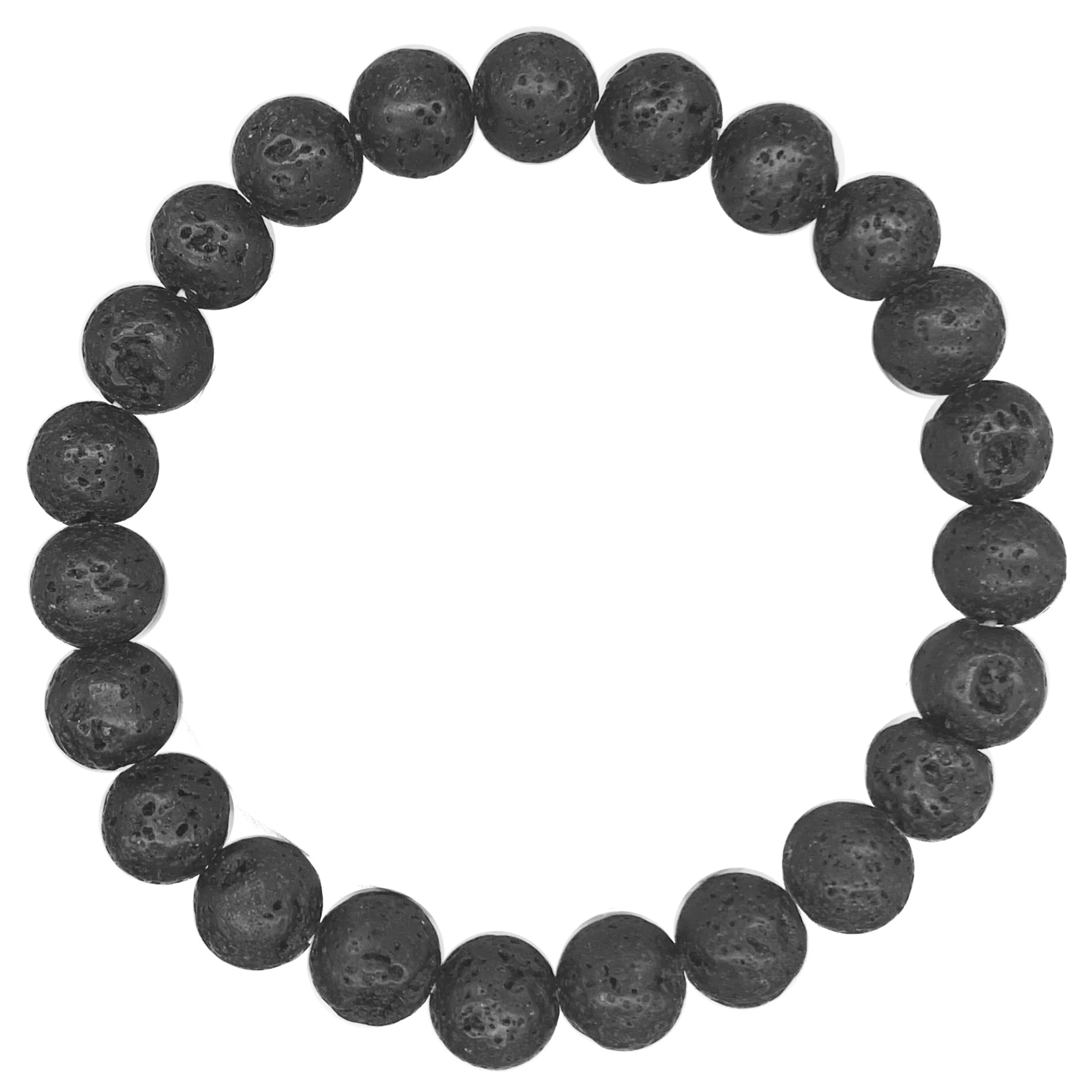 Lava Stone Crystal Bracelet