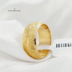 Leaf Wedding Ring