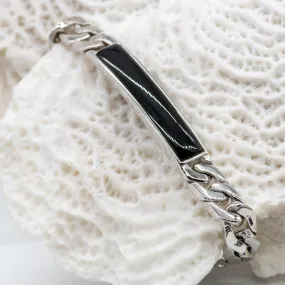 Leo Black Onyx Bracelet in Sterling Silver