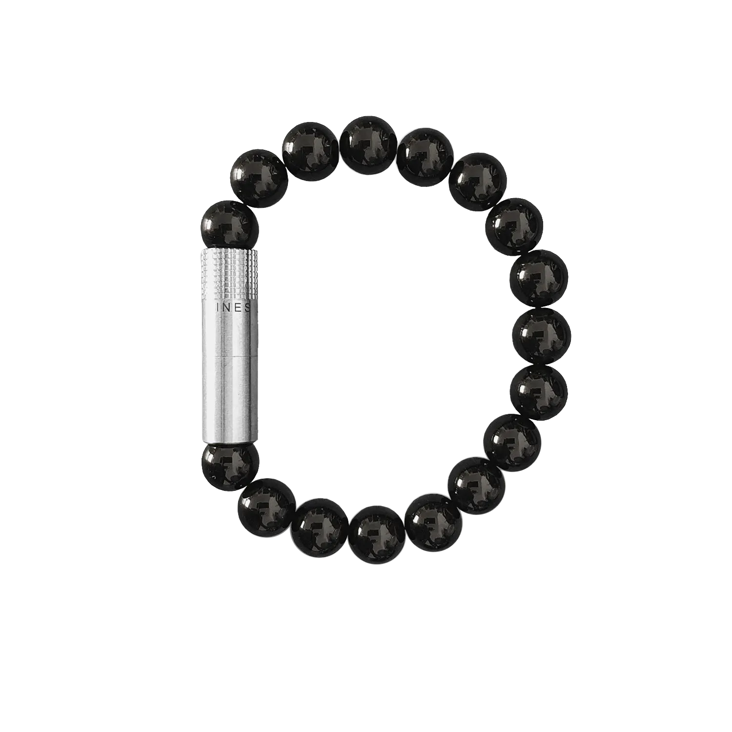 Les Fines Lames Punch Bracelet STEEL ONYX Small