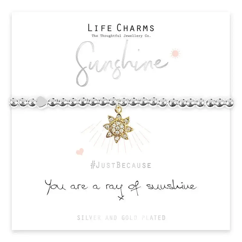 Life Charm You Are A Ray Of Sunshine Bracelet