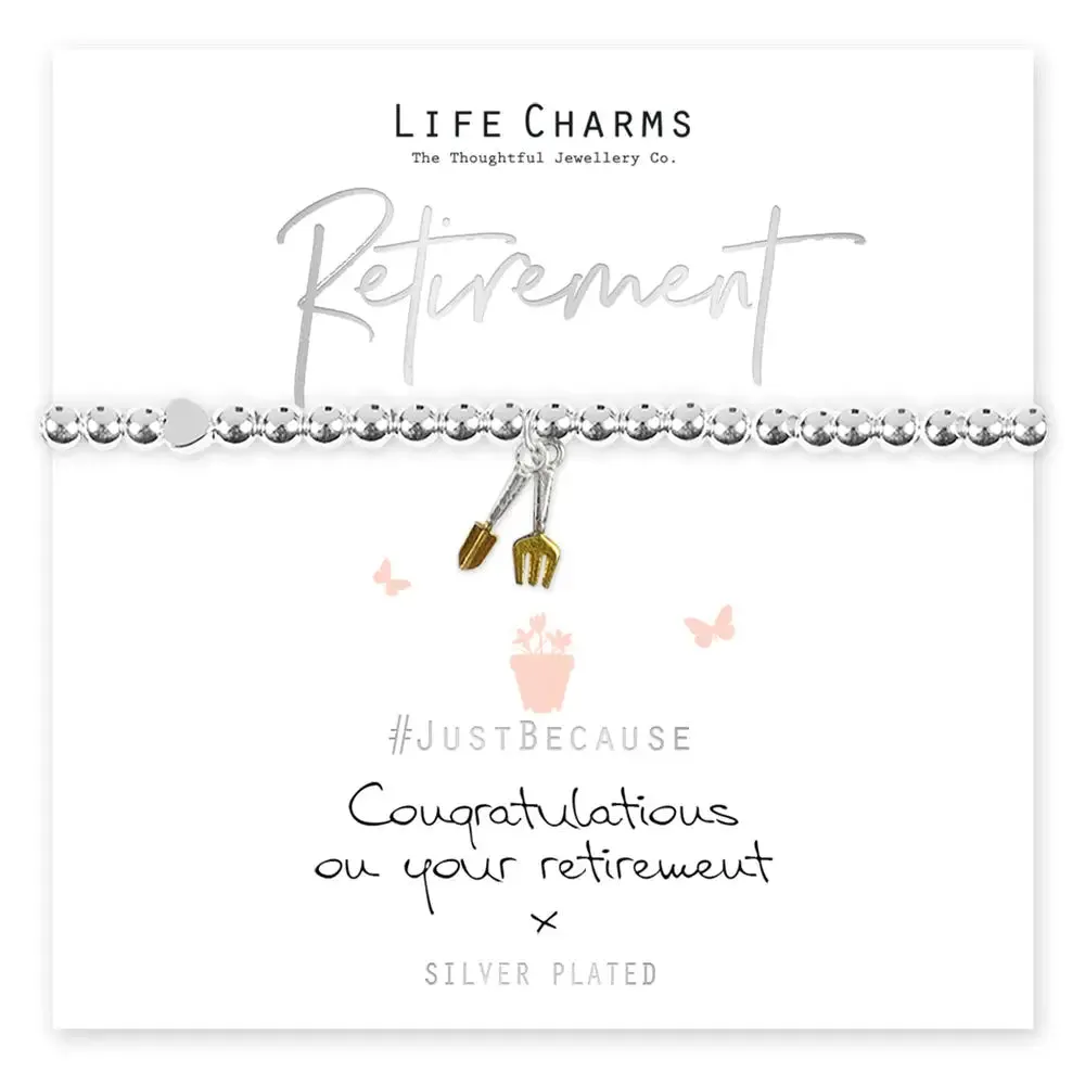 Life Charms On Youre Retirement Bracelet