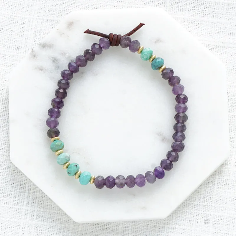 Little Notes of Love Mini Bracelet - Amethyst | Giftable Jewelry