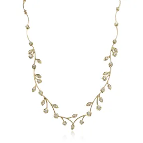 Magnificent Garden Necklace in 14k Gold with Diamonds