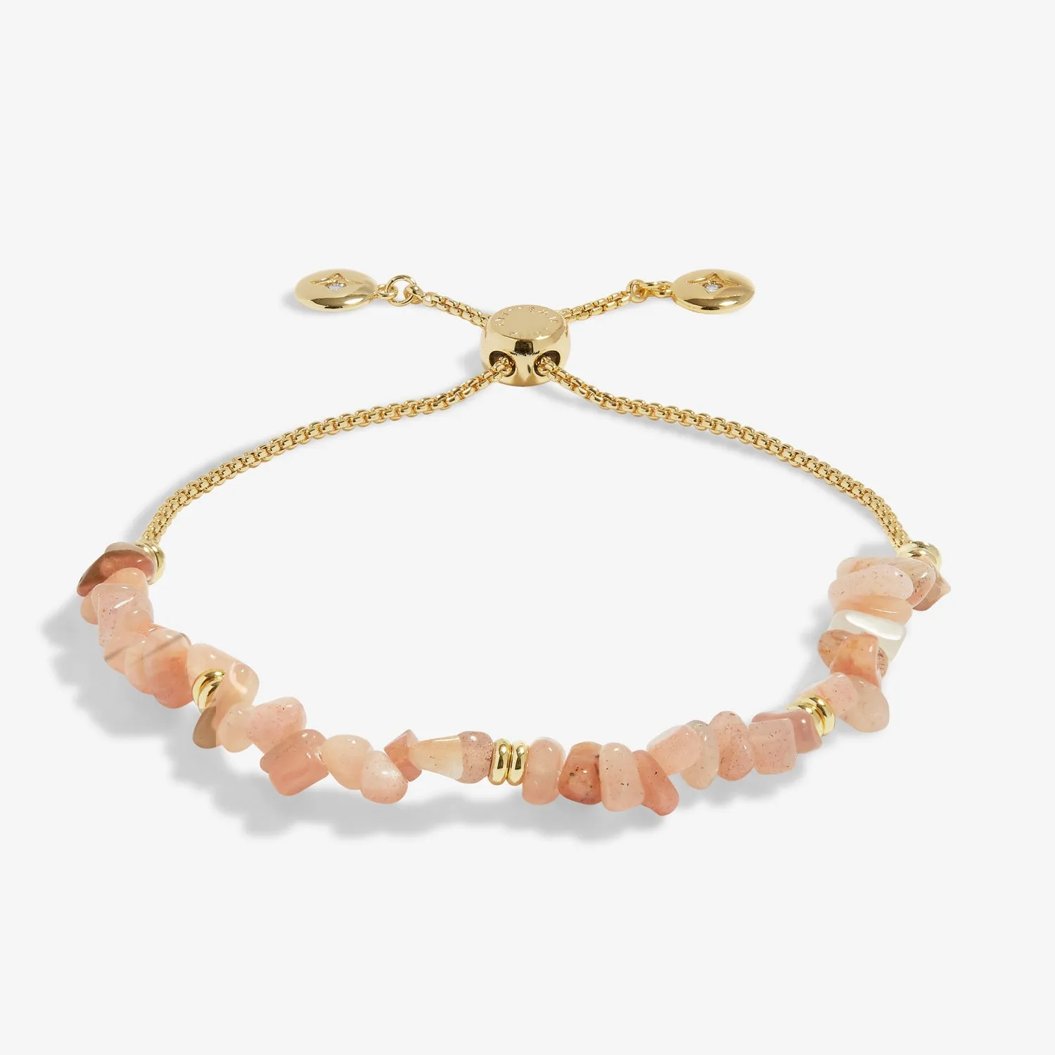 Manifestones Sunstone Gold Plated Bracelet 7448