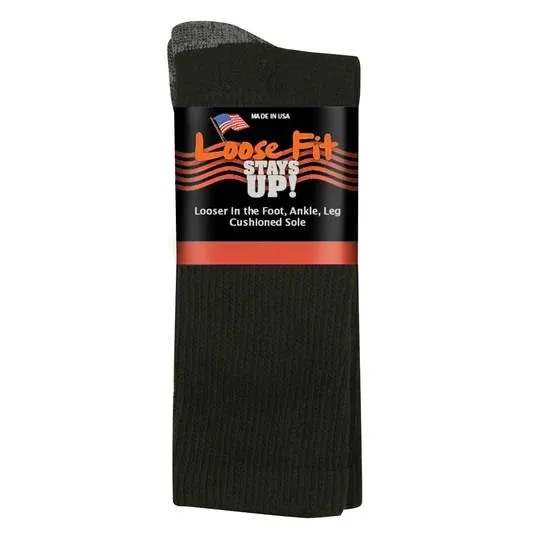 Mens Loose Fit 521 Merino Wool Crew Socks