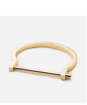 Miansai Modern Screw Cuff Gold