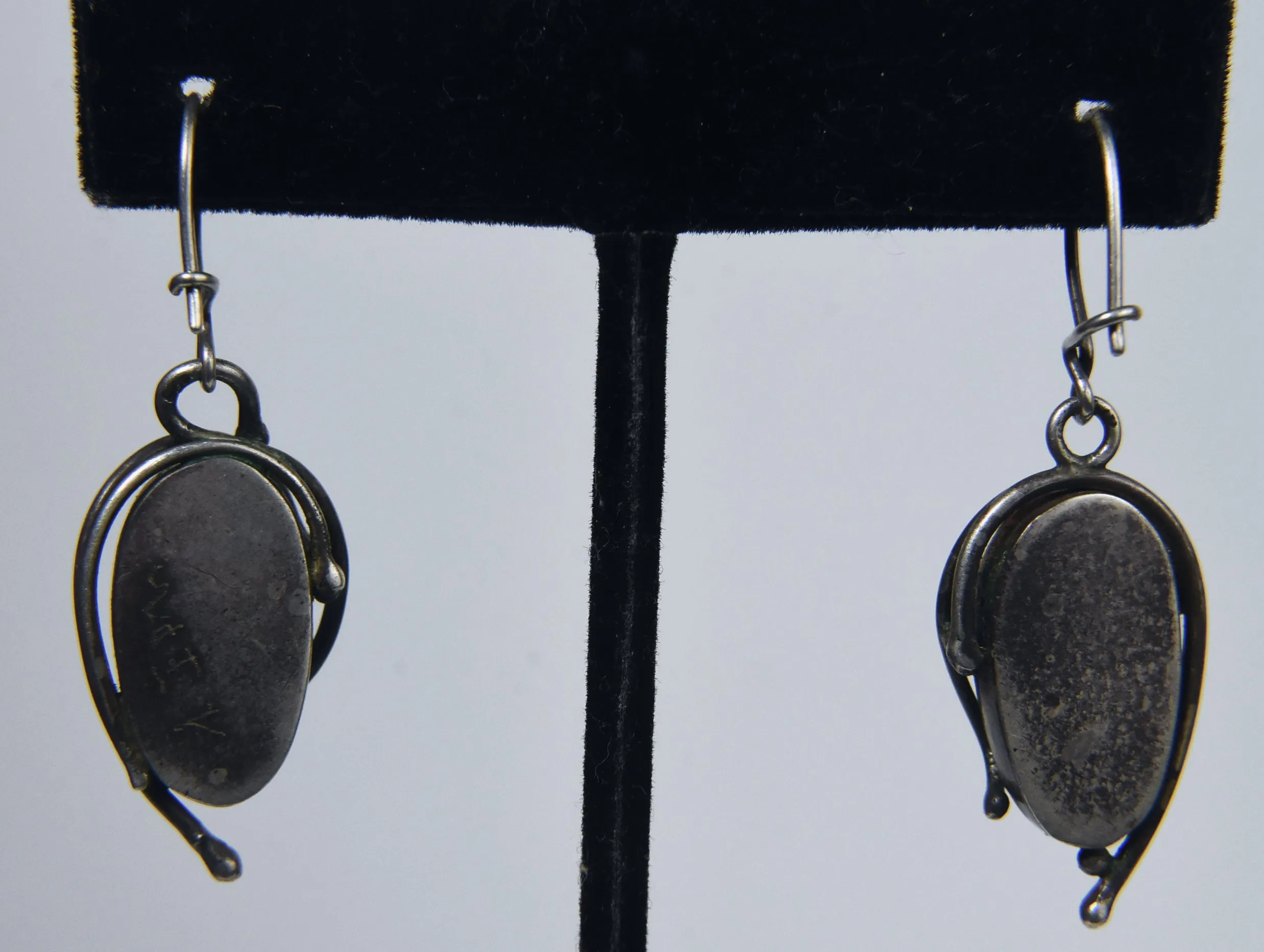 Nacre Sterling Silver Dangle Earrings