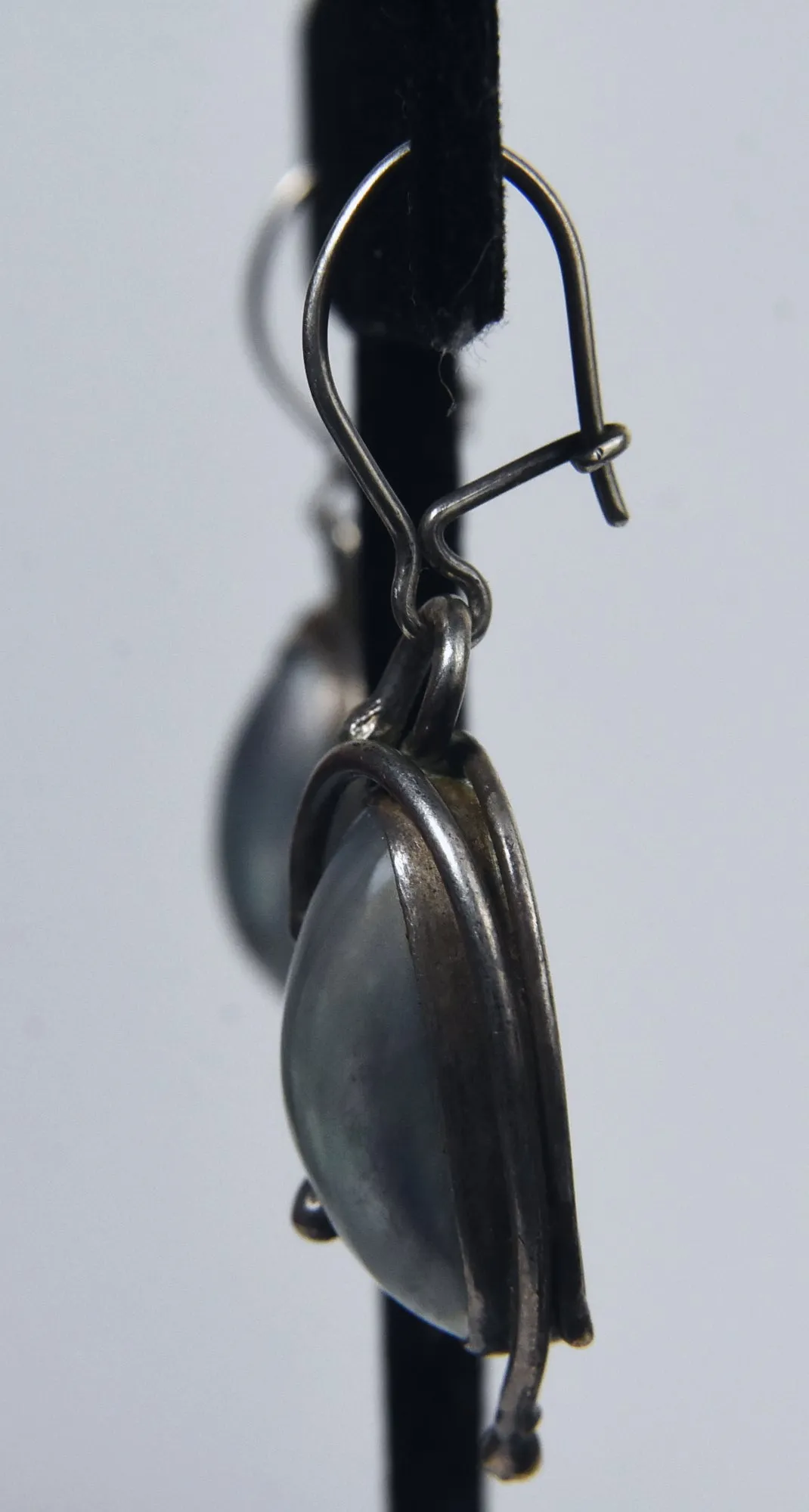 Nacre Sterling Silver Dangle Earrings