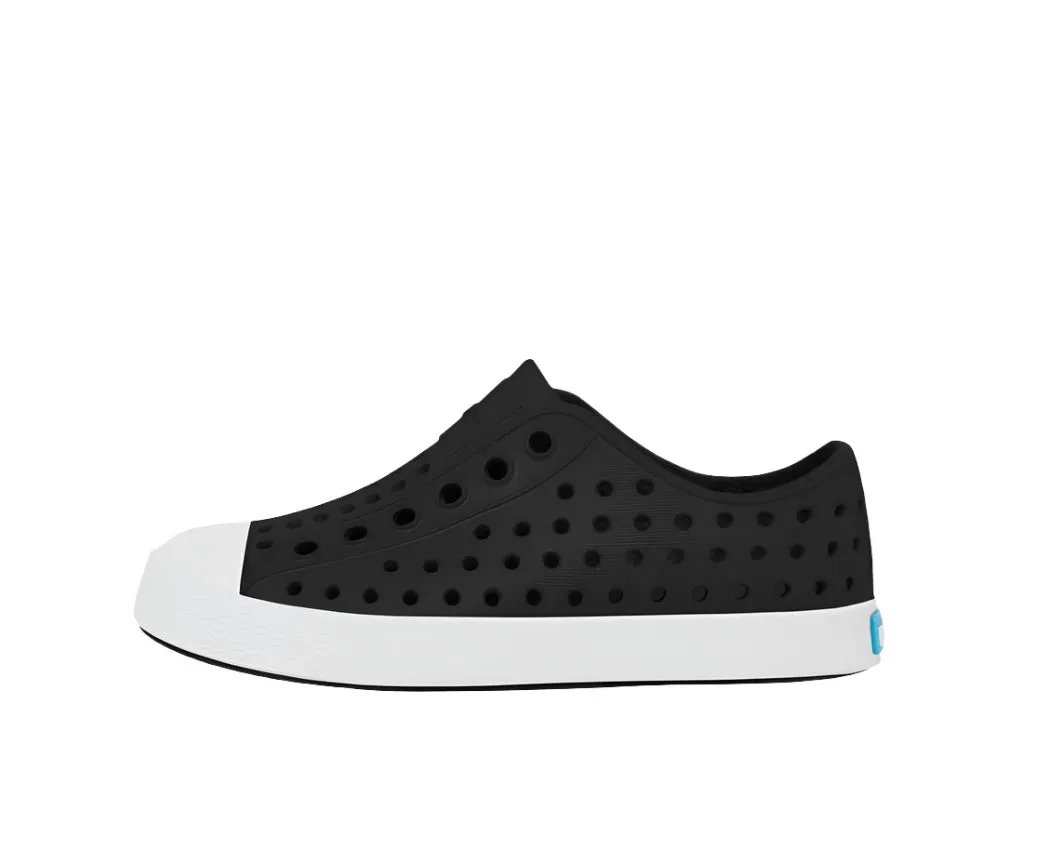 NATIVE Jefferson Child Shoes Jiffy Black/Shell White