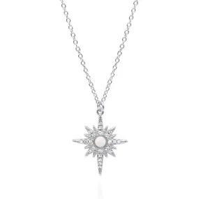 North Star Pendant Necklace | 925 Sterling Silver