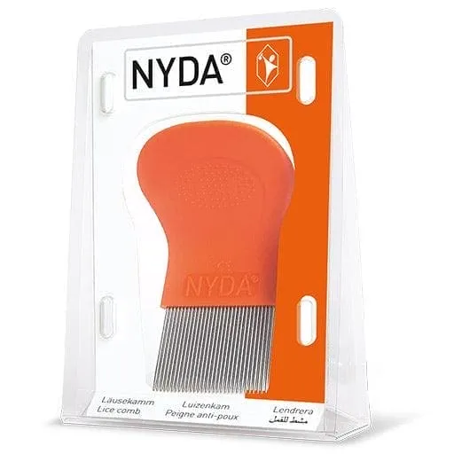 NYDA lice and nit comb metal