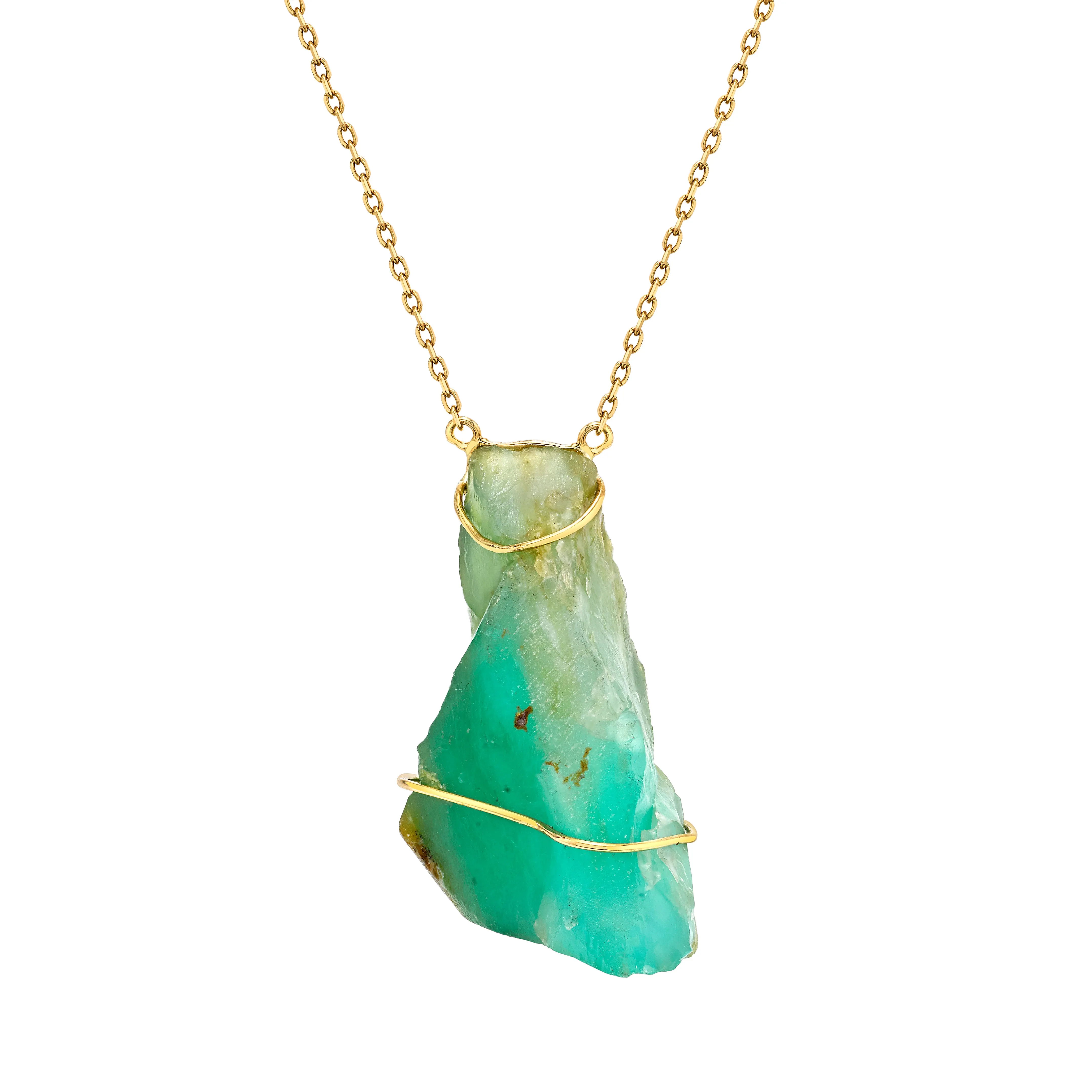 One-of a-Kind Raw Opal Necklace