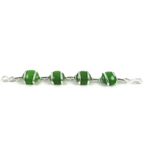 Parallel Bracelet - Green Opaque