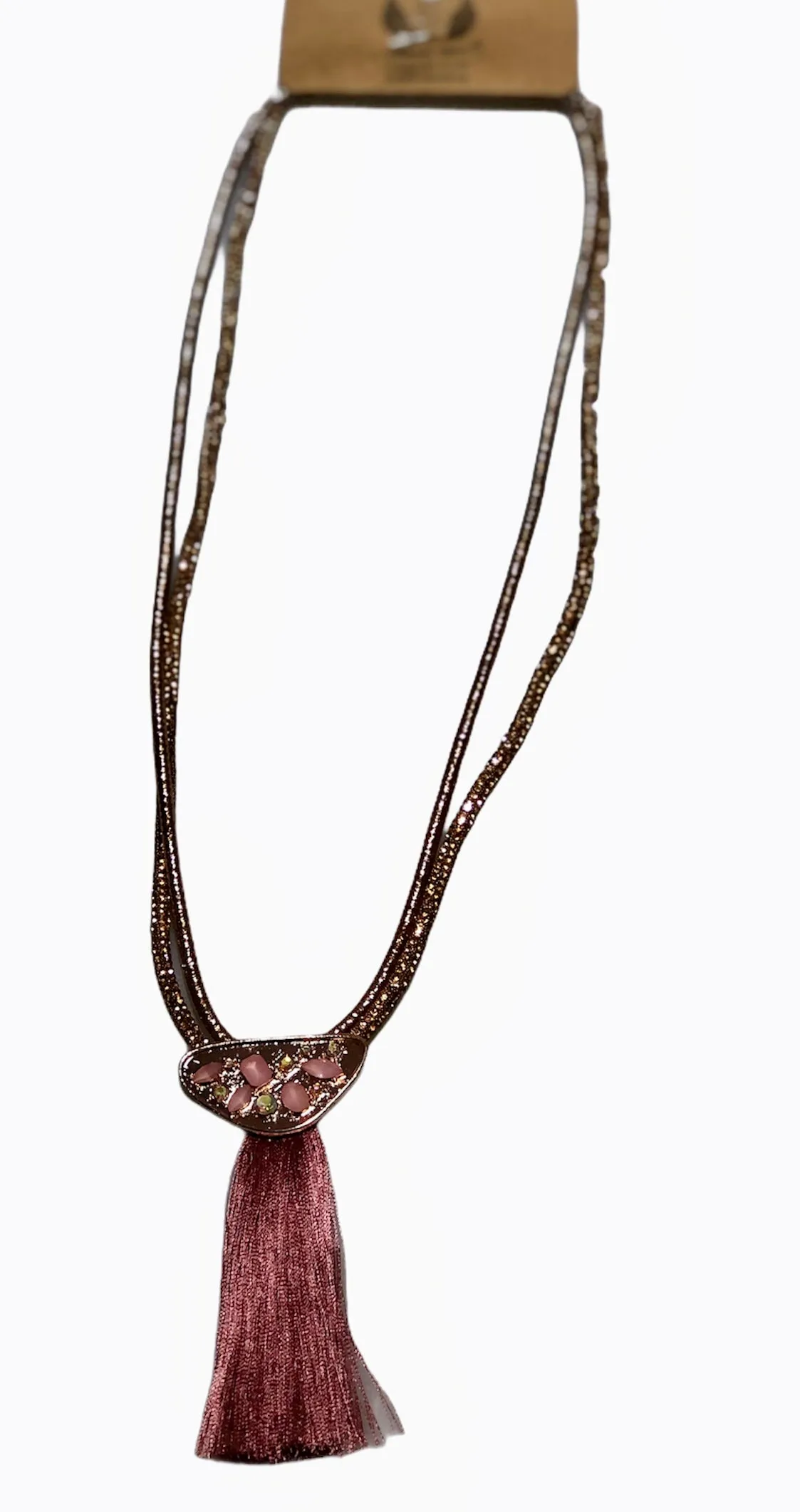 Pendant with Gems and Tassel