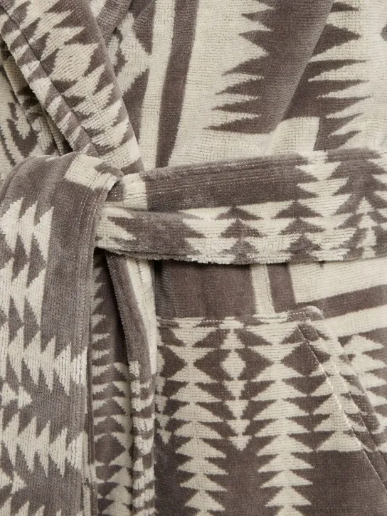 Pendleton Woolen Mills   Harding Grey bathrobe 