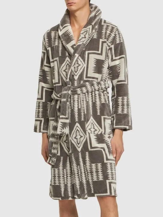 Pendleton Woolen Mills   Harding Grey bathrobe 