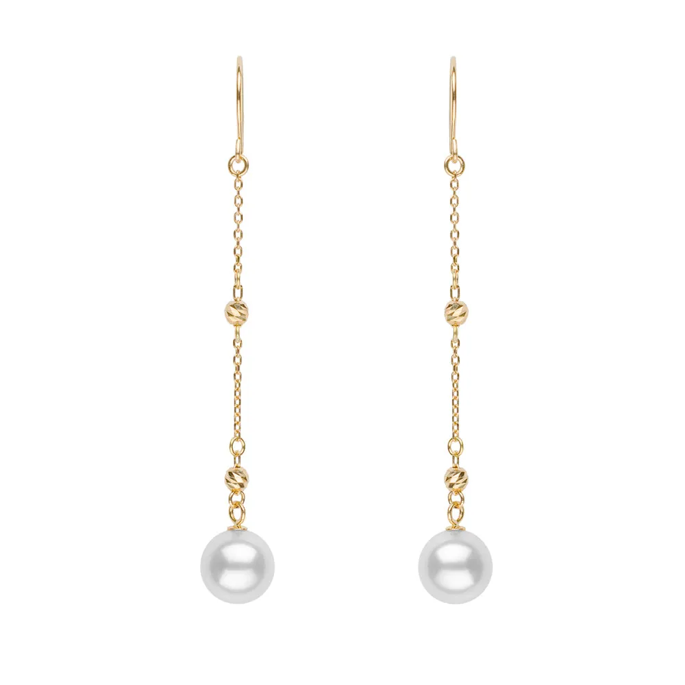 Petite Sparkle Chain Earrings