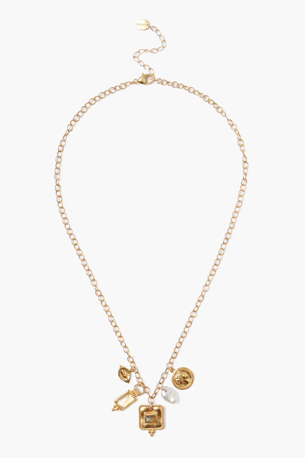 Pilar Necklace Gold Mix