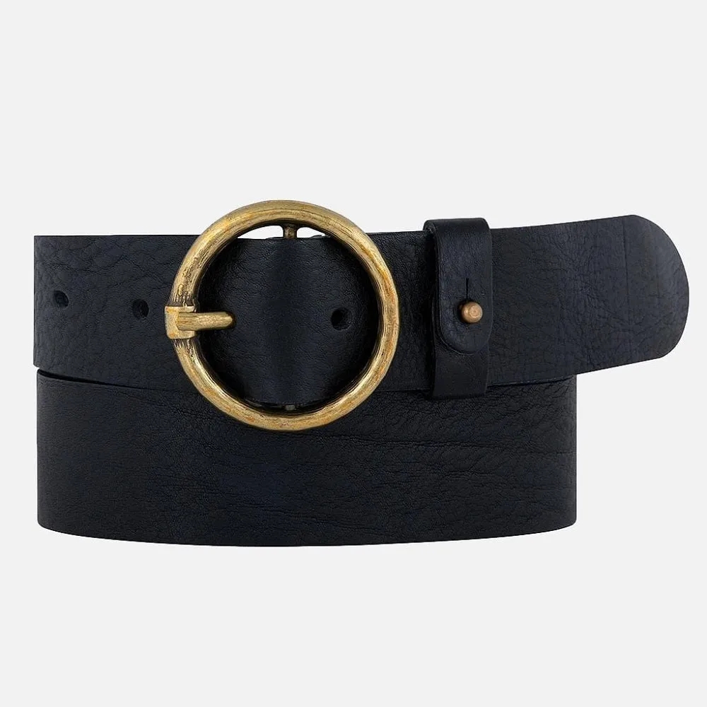 Pip 2.0 Vintage Gold Round Buckle Belt