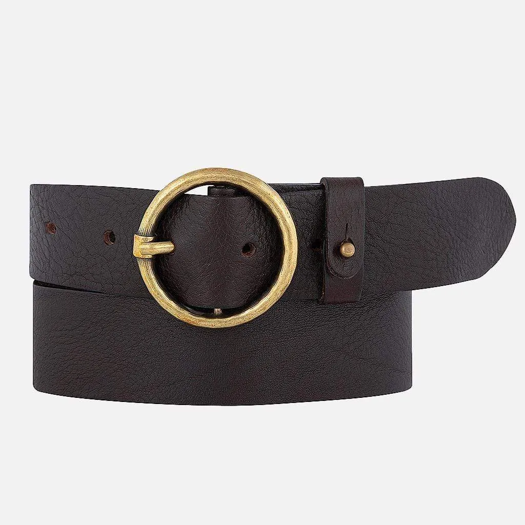 Pip 2.0 Vintage Gold Round Buckle Belt