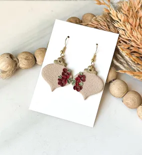 Polymer Clay Earrings - Floral Ornament (Wholesale)