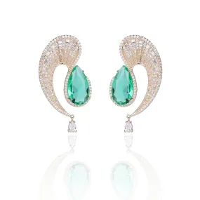 Popular Cubic Zirconia CZ Jewelry Earrings for Wedding, Parties, Formals