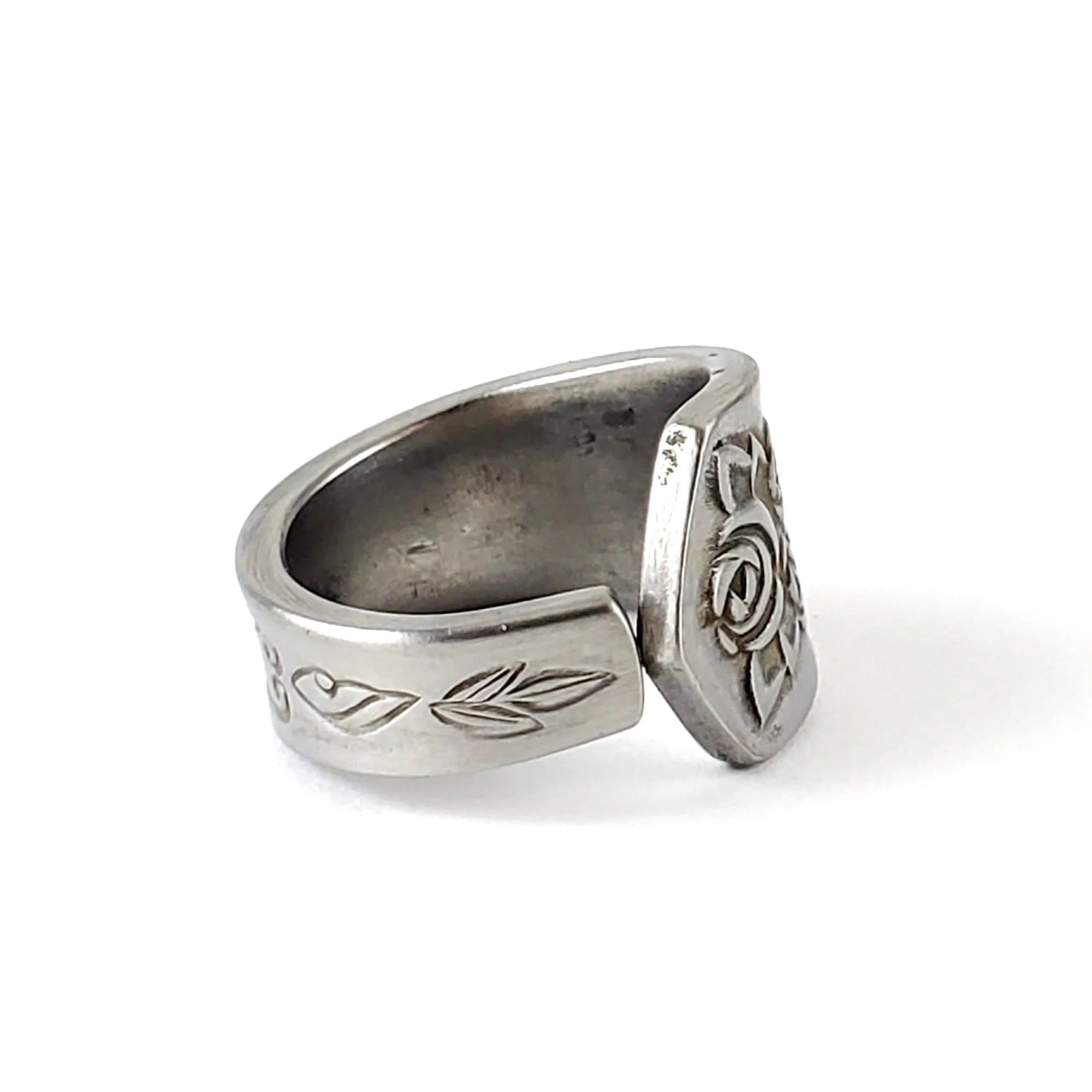 Queen's Tapestry Stainless Steel Spoon Ring