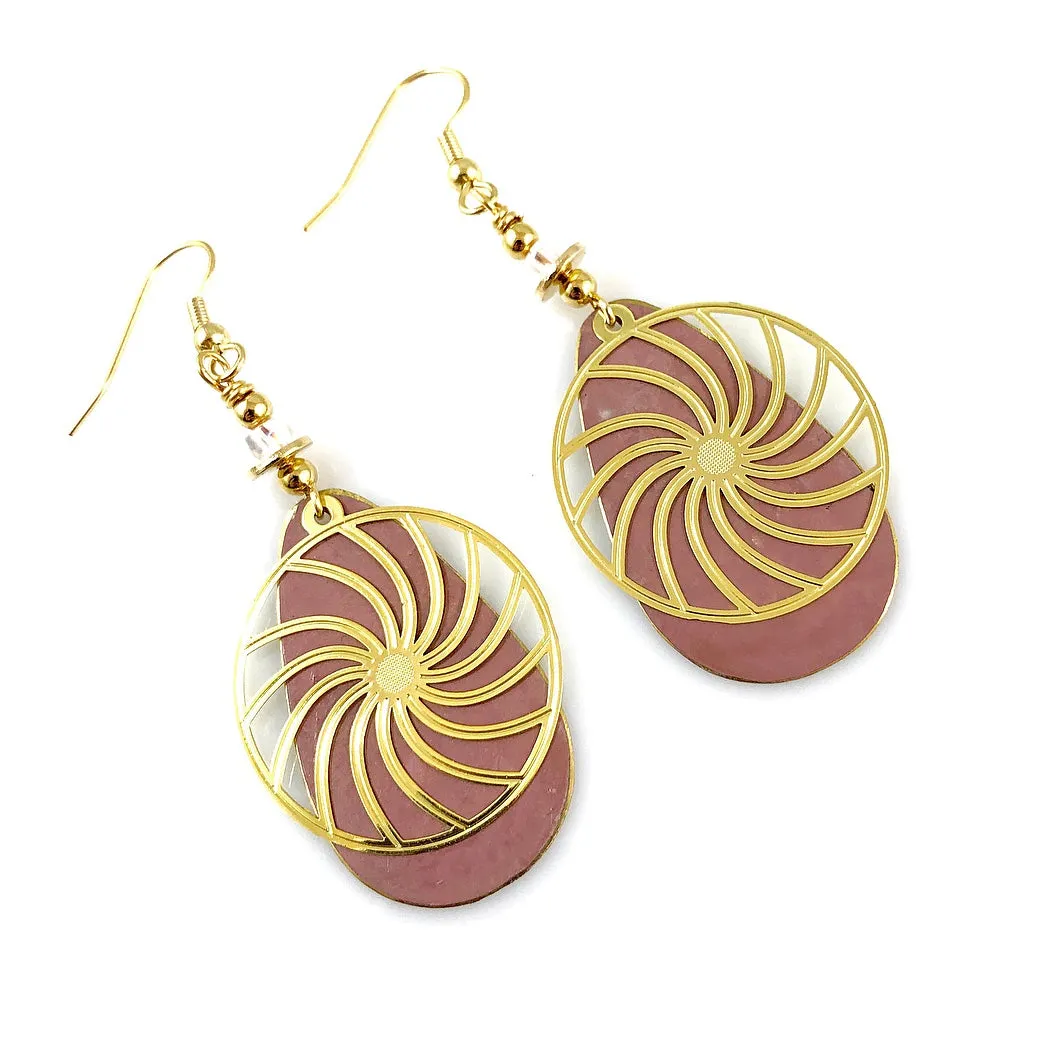 "Swirls of Summer" Earrings (Various Colours)