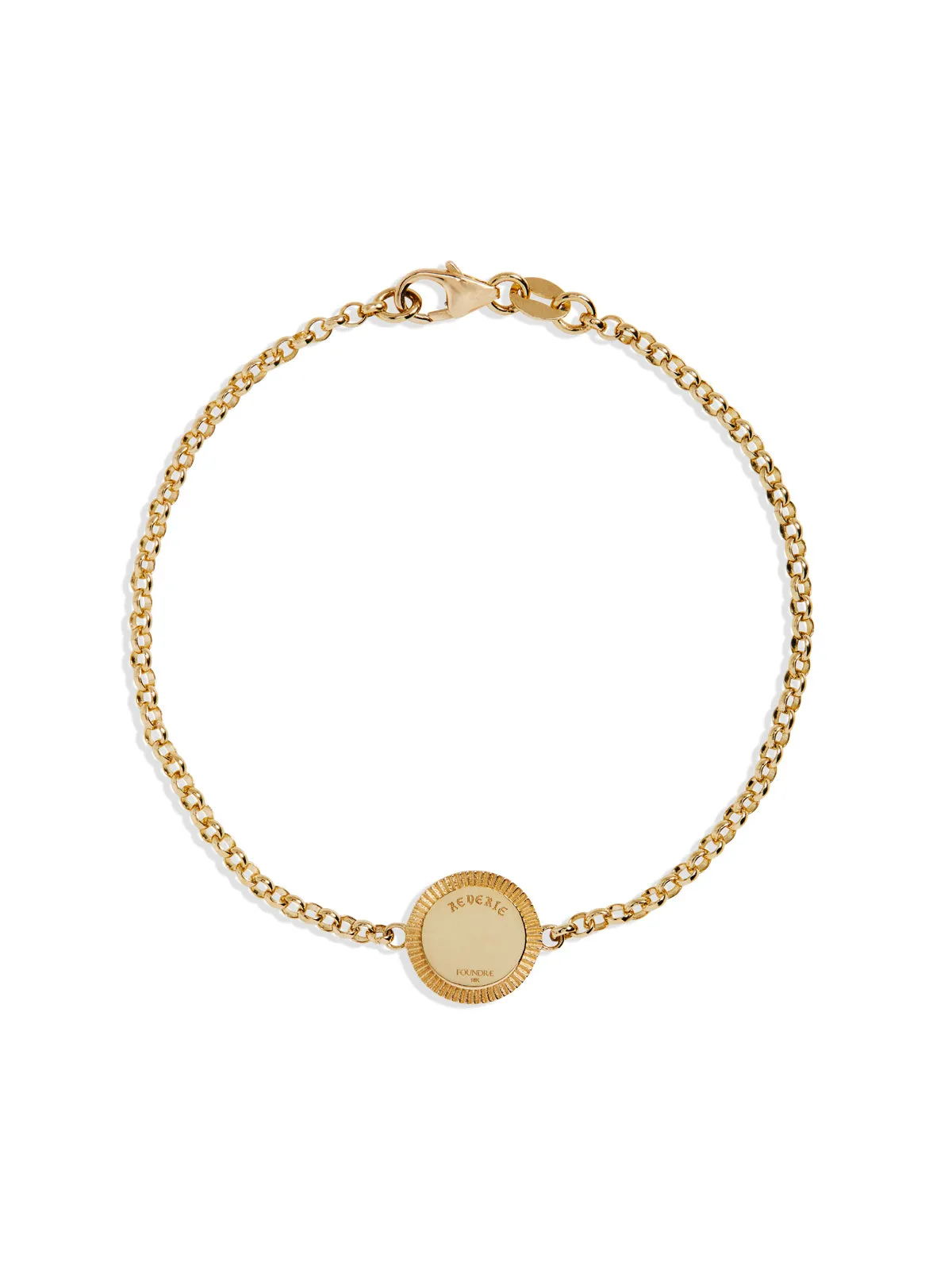 Reverie Yellow Gold Stationary Bracelet