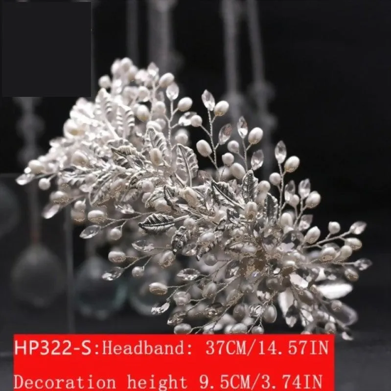 Rhinestone Crystal Hair Piece  Wedding Headpiece for Bride