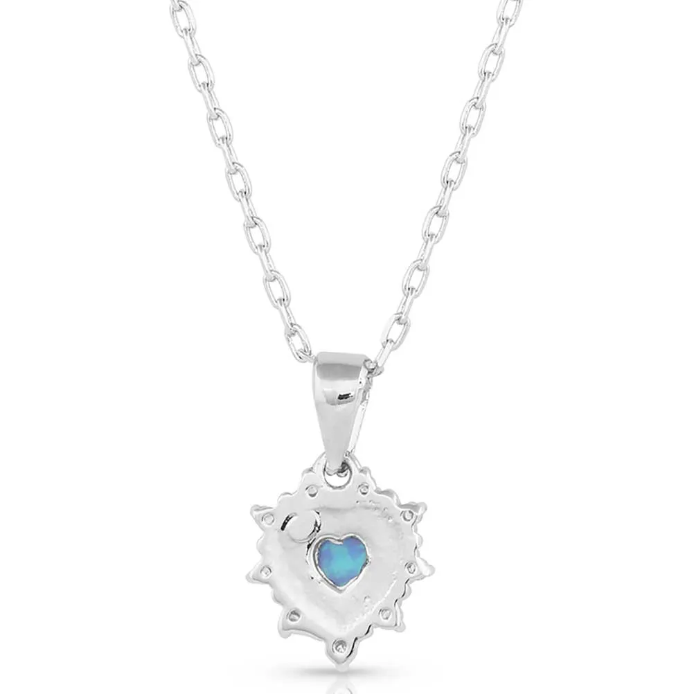 Royal Heart Opal Necklace