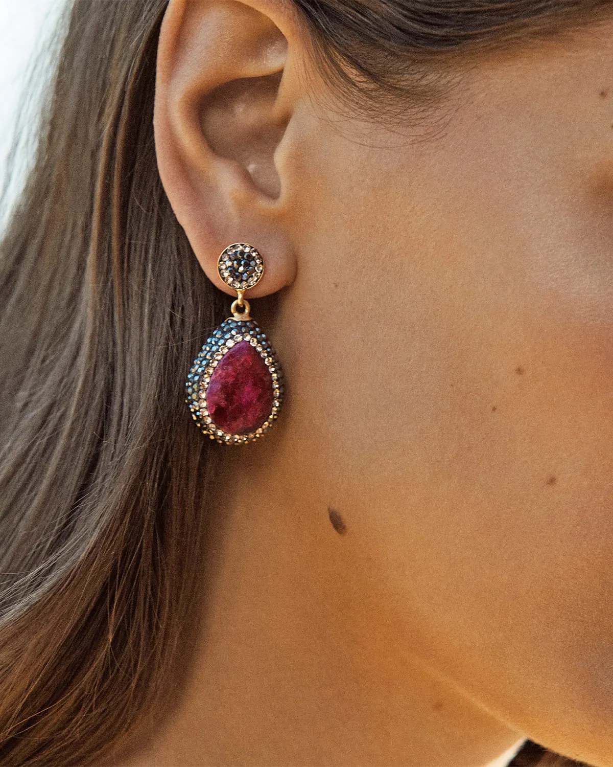 Ruby Earrings